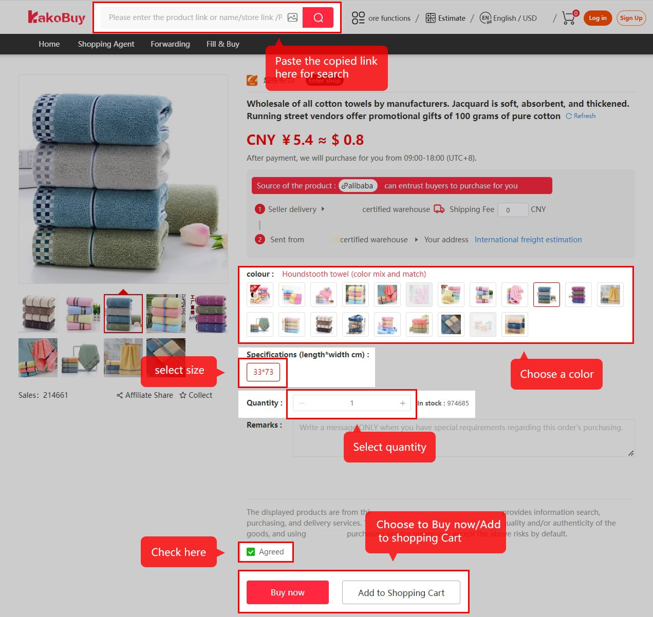 Selecciona variante y cantidad antes de añadir o comprar.